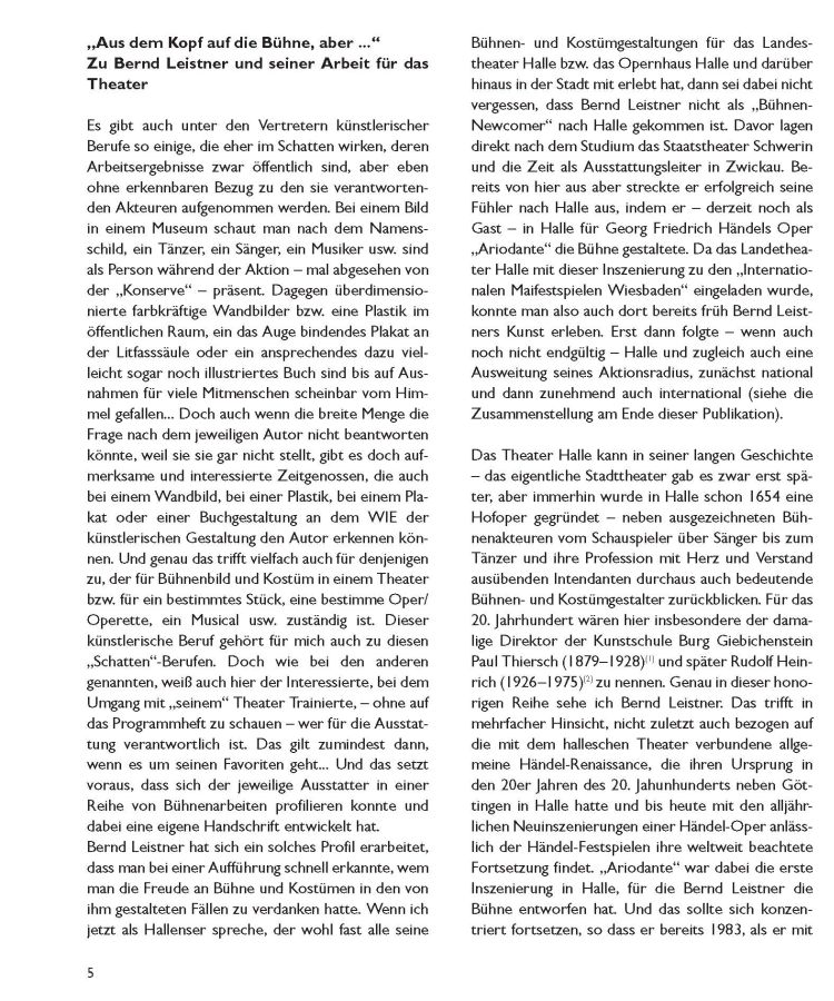 Katalog Bernd Leistner